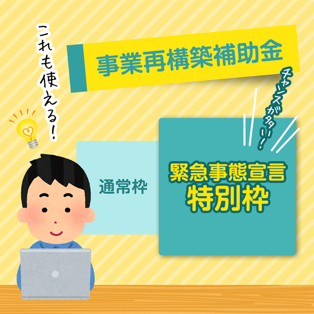 今、自社ホームページに活用できる中小企業・中堅企業が利用できる補助金を知る：事業再構築補助金